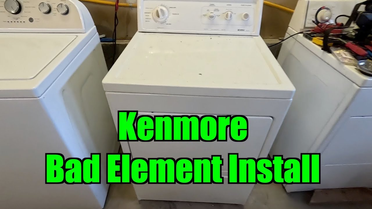 Kenmore Teardown Improperly installed Heat Element