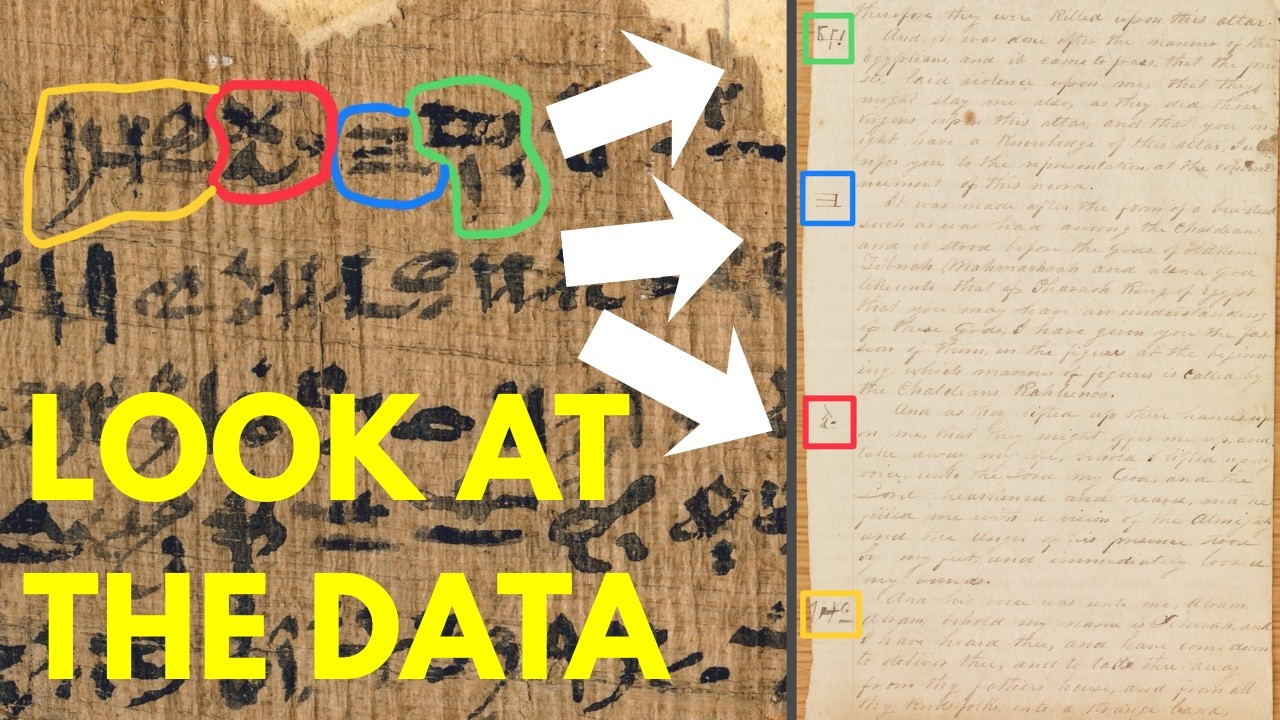 Data vs Conclusions - Book of Abraham, Dallin Oaks