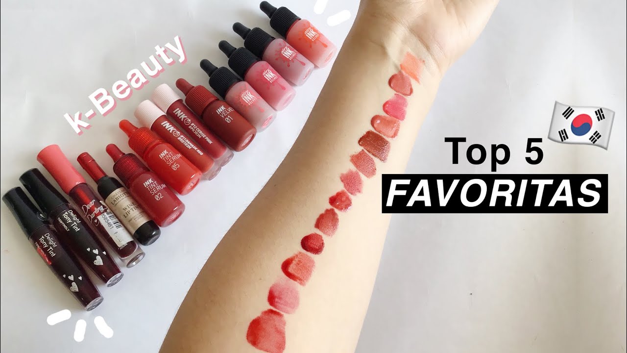 🇰🇷 TOP 5 DE TINTAS PARA LABIOS COREANAS ¿Cuál es MEJOR? | priso blossom