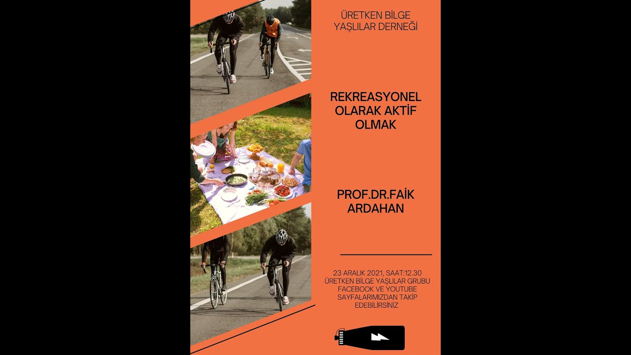 PROF.DR.FAİK ARDAHAN / REKREASYONEL OLAR4AK AKTİF OLMAK/ UBİYAD/ CANLIYAYIN