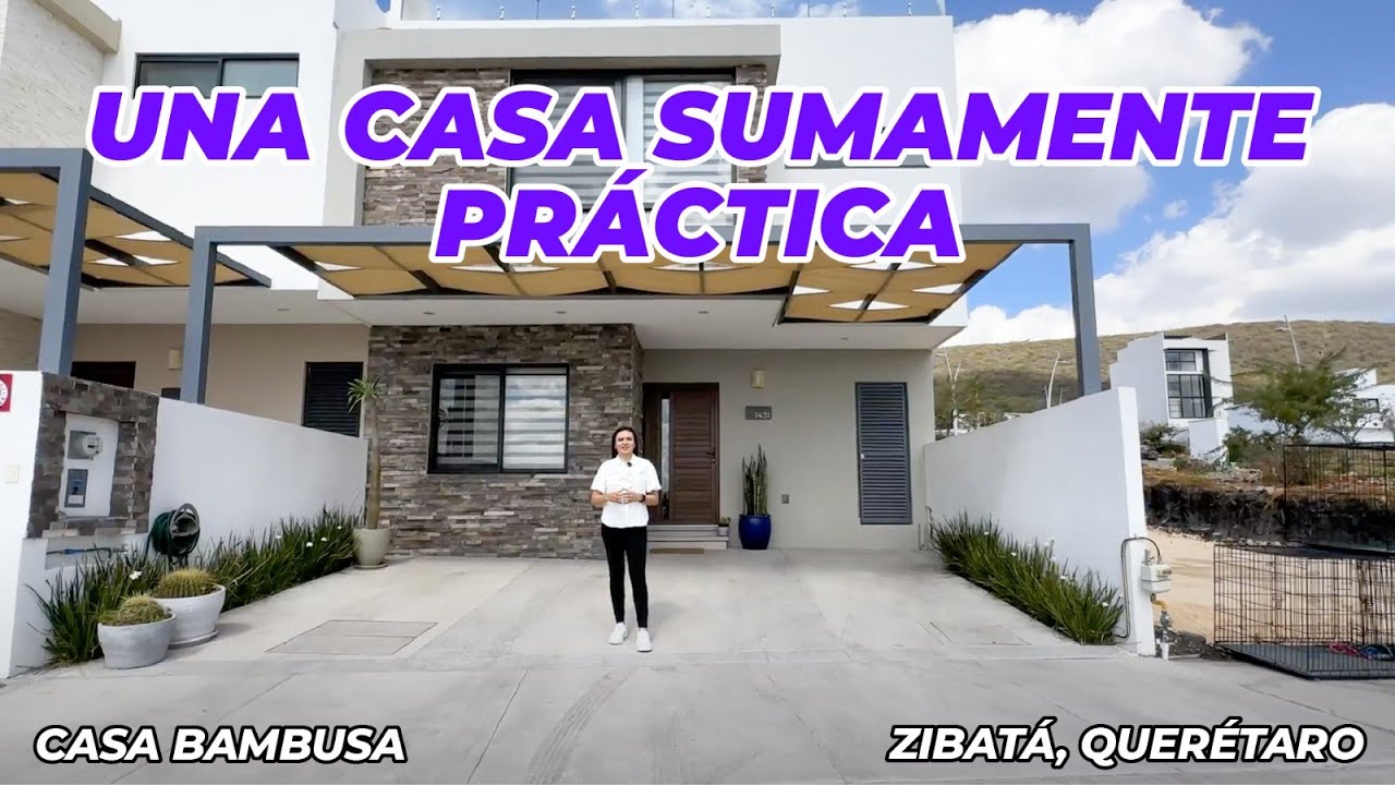 ¡Una CASA sumamente PRÁCTICA! | Zibatá, Querétaro