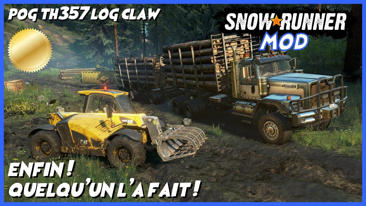 Mod Pog TH357 log claw - Enfin quelqu'un l'a fait ! Merci ! - Snowrunner FR Serie X