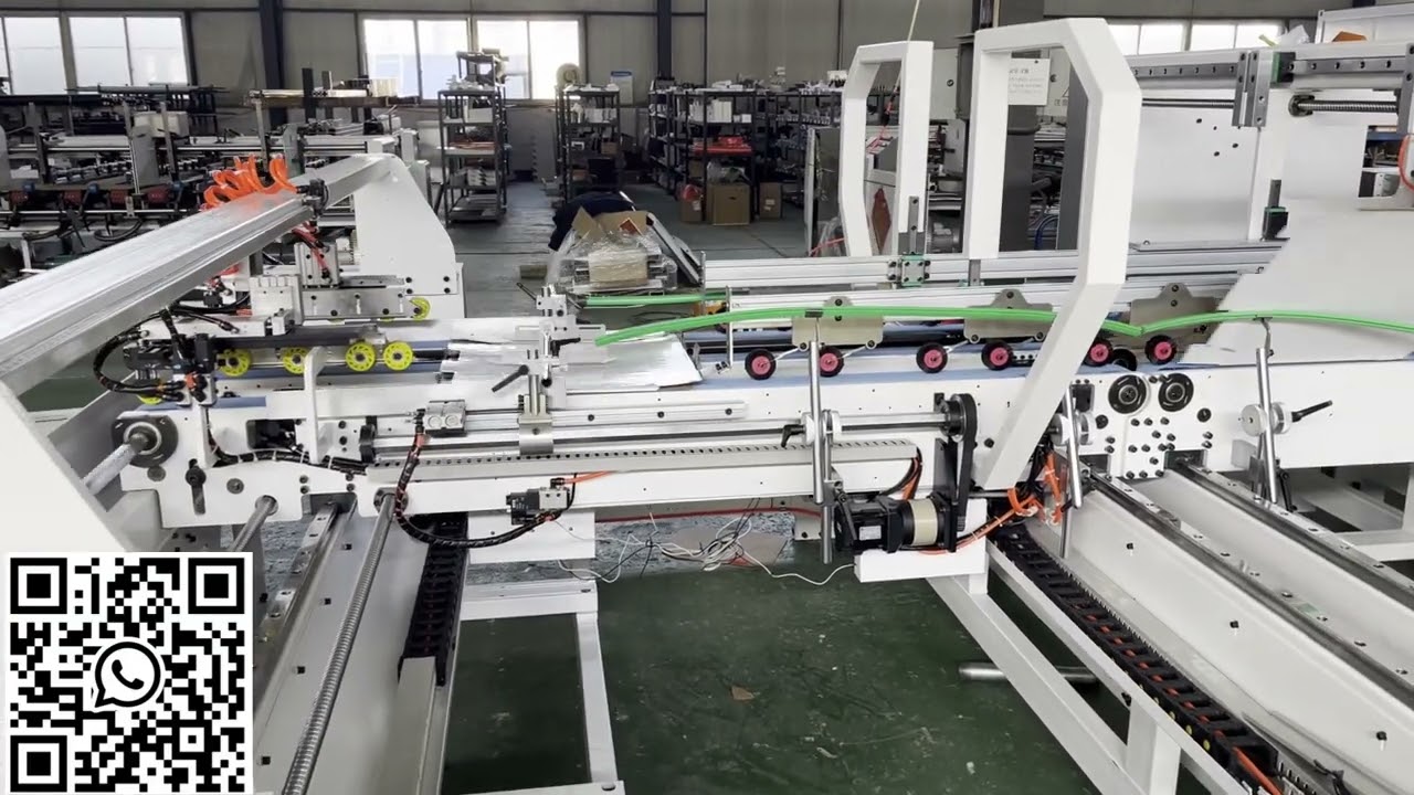 Automatic two pieces Corrugated Carton Folding Gluing Machine / two pieces Corrugated Box