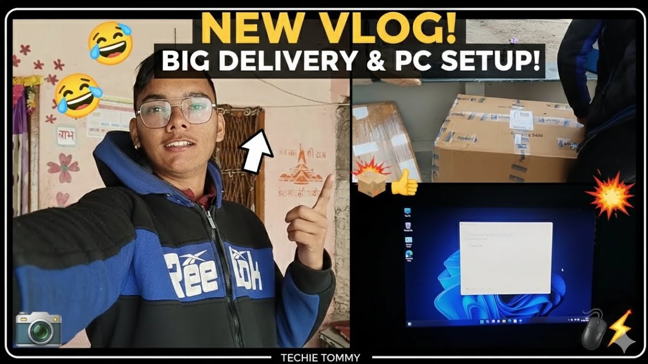FINALLY! Mera Naya PC Setup Aa Gaya 😍 | Big Delivery Unboxing 📦