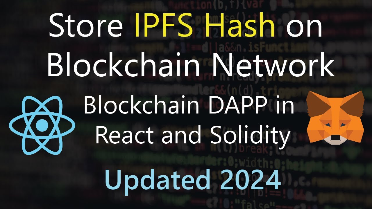 Создание Web3 блокчейн-проекта (DApp) на React JS и Solidity | Сохранение IPFS-хеша в блокчейне