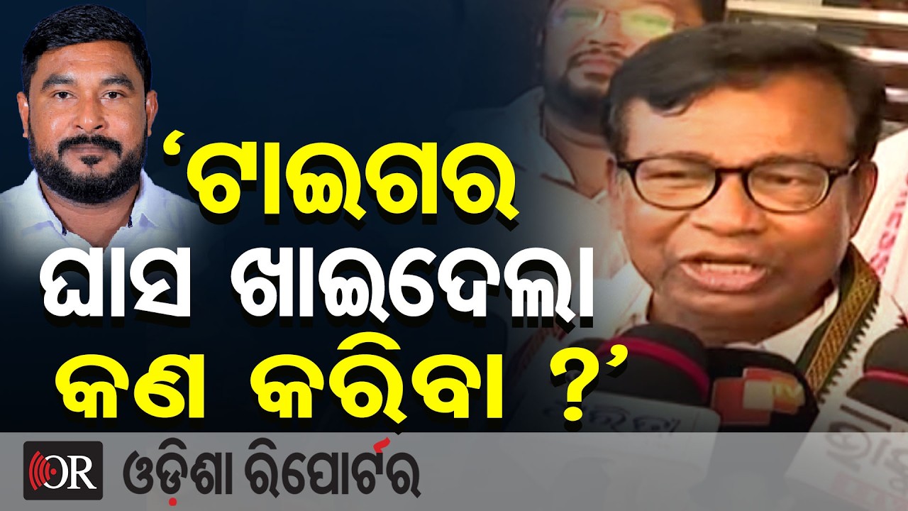 'ଟାଇଗର ଘାସ ଖାଇଦେଲା କଣ କରିବା?’ | Odisha Reporter