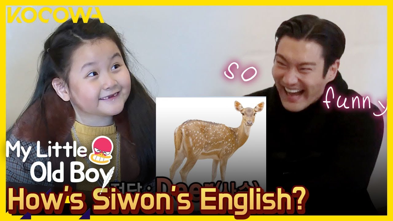 Siwon plays an English game with his niece l My Little Old Boy Ep 280 [ENG SUB]