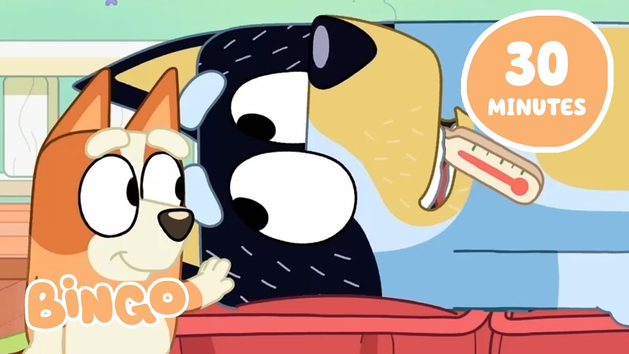 Bingo's Best Times with Dad ☺️ ✨ | 30 MINUTES | Bluey Cutest Moments | Bingo - Official Channel