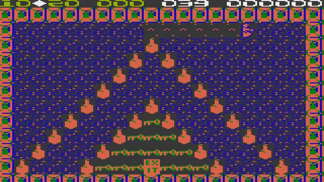 ATARI 8BIT XL XE Firefox Dash 54 FIRE FOX BOULDER DASH 55 BOULDERDASH 400 800 600 1200 1400 1450 ATA