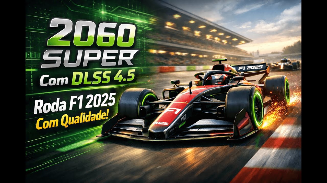 2060 SUPER Com DLSS 4.5 - Roda F1 2025 Com Qualidade.