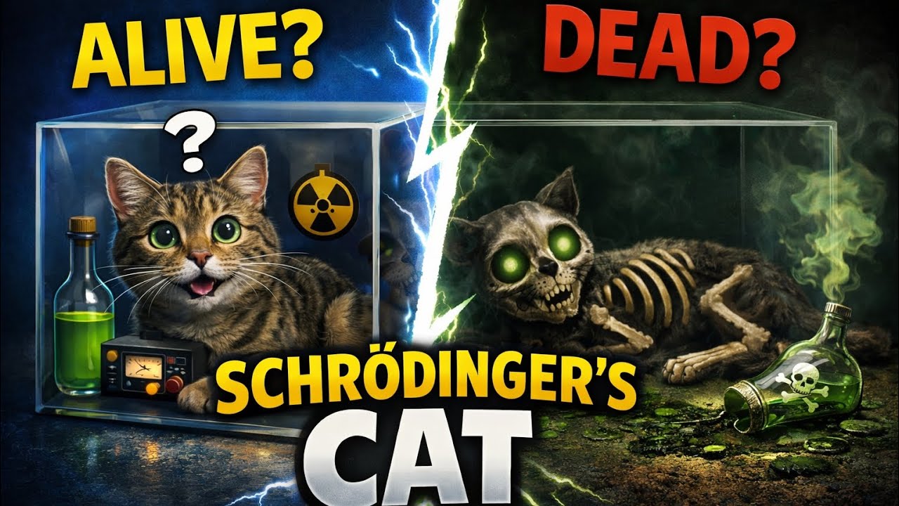 Schrodinger cat experiment explained,#physics