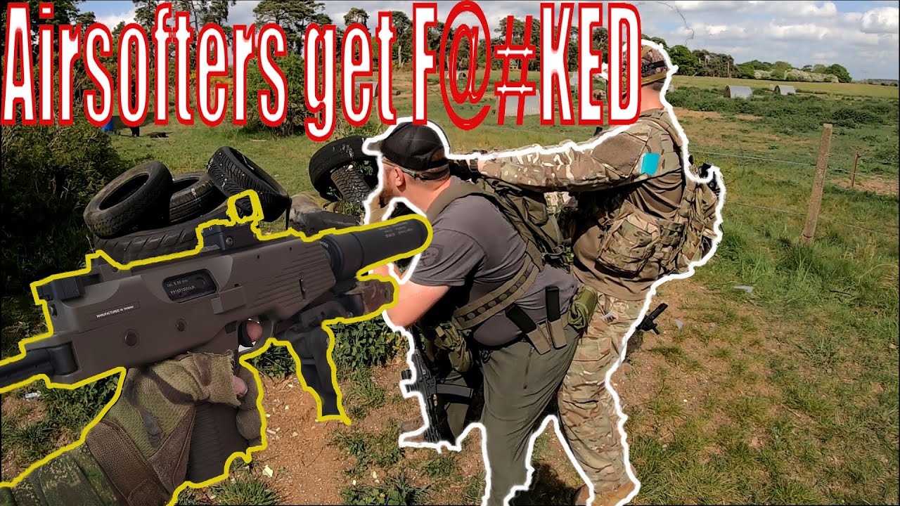 GBB KWA MP9 destroys Airsoft players in CQB battle
