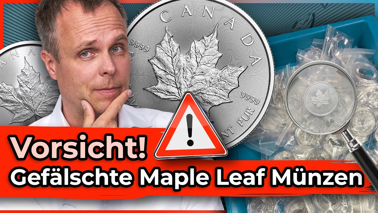 Achtung: Gefälschte Maple-Leaf-Münzen im Umlauf!