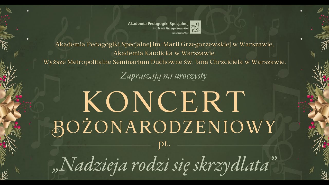 Uroczysty Koncert Bożonarodzeniowy 