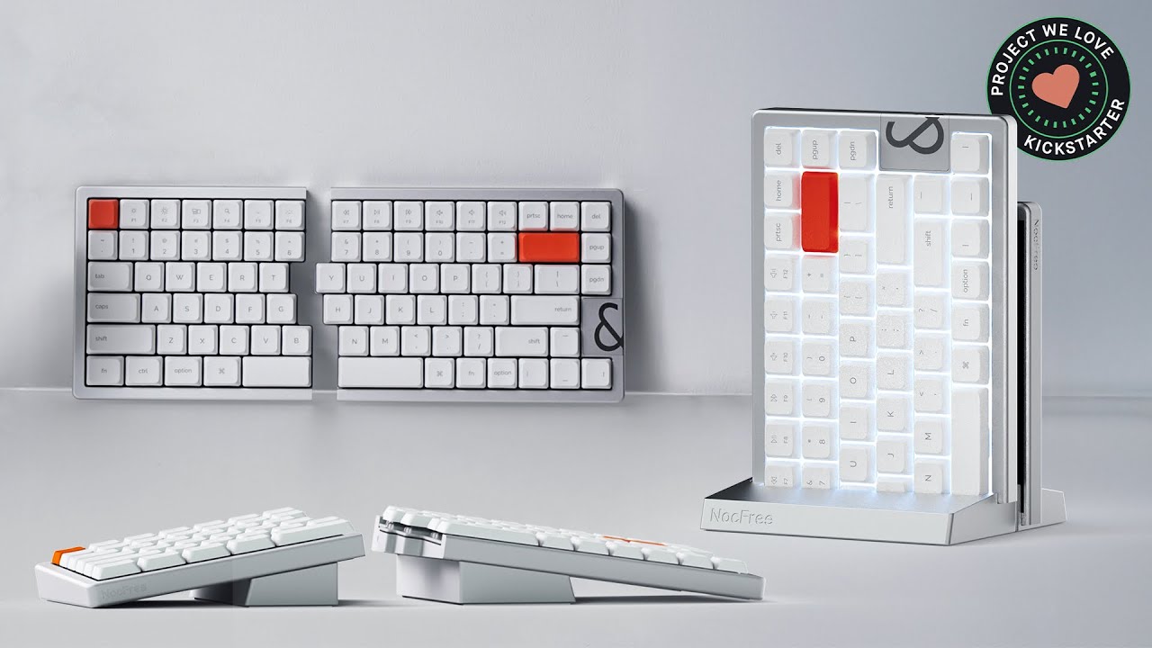 Ergonomic Keyboard, Reinvented | NocFree & Wireless Split Keyboard
