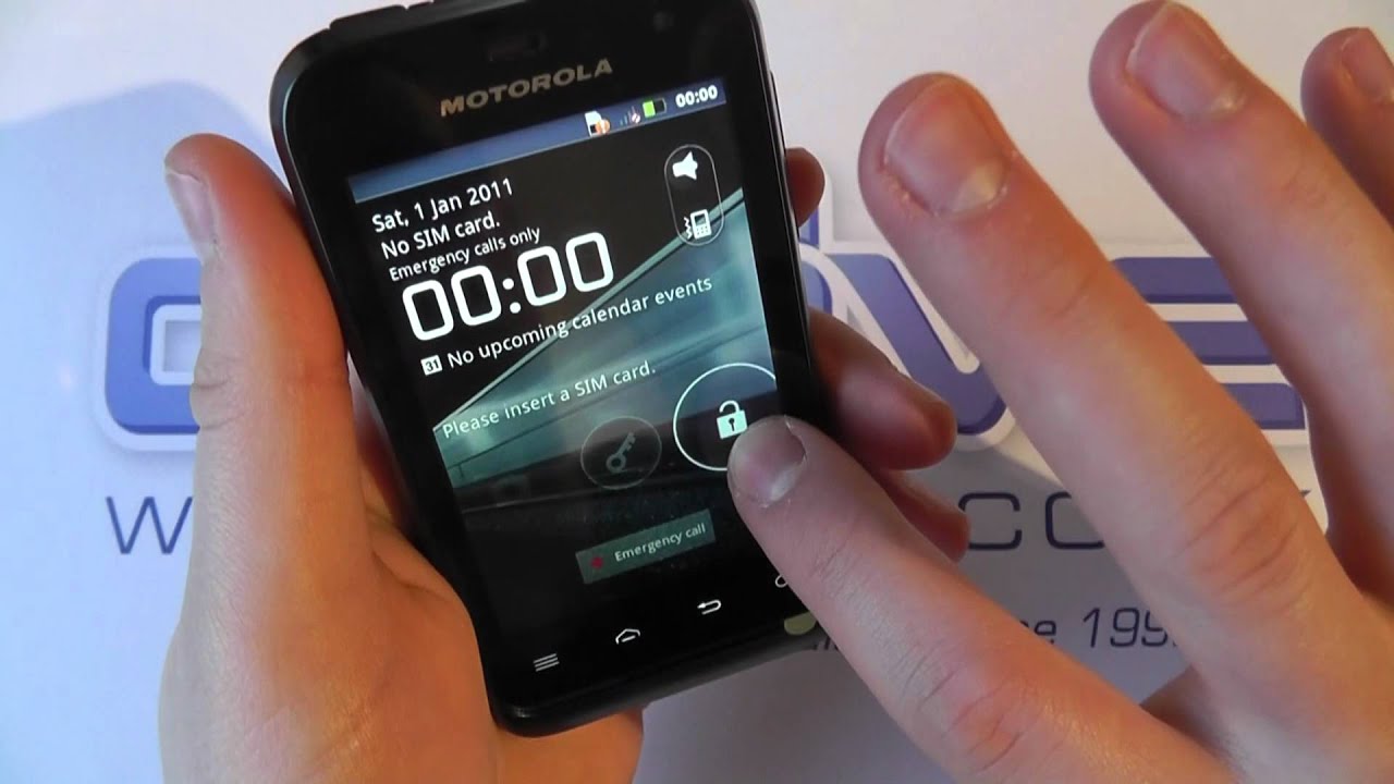 Motorola DEFY MINI XT320 Android Smartphone Unboxing