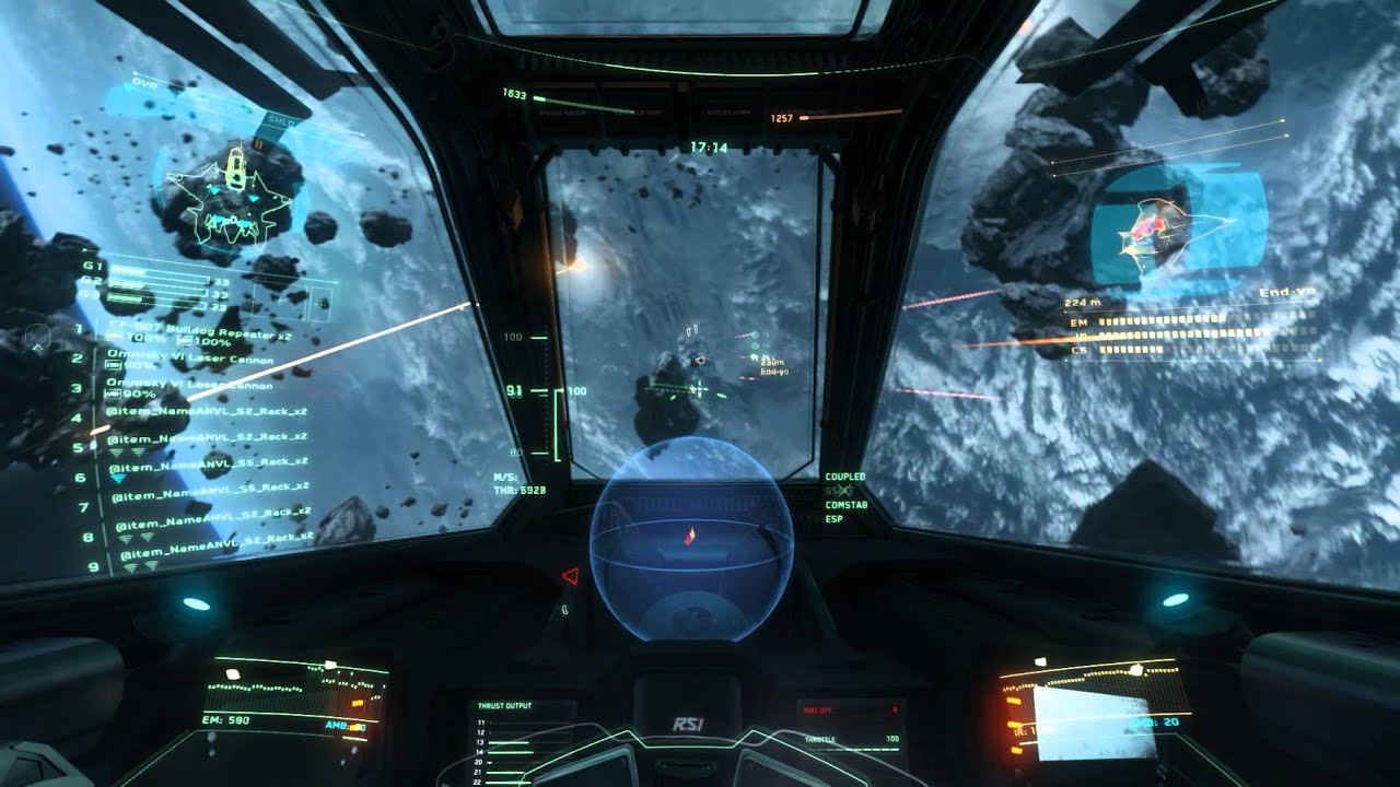 Arena Commander Gladiator in the PTU!