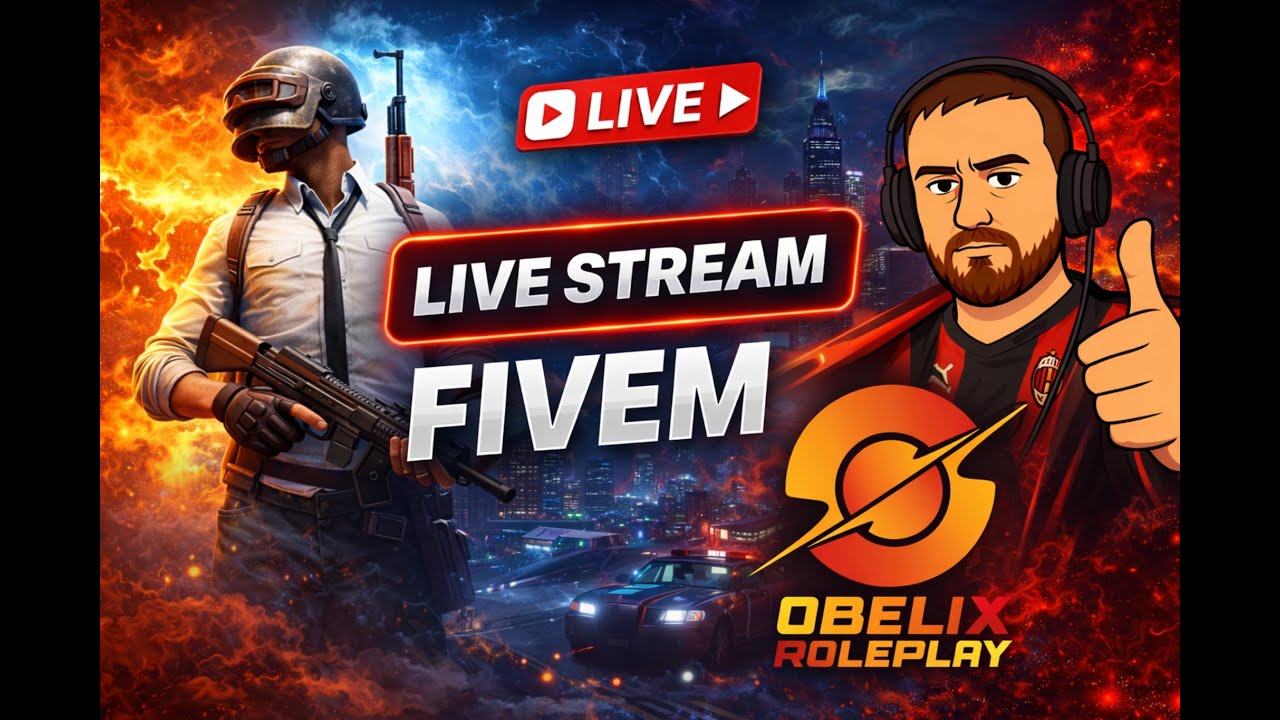 PUBG prvo… posle pravimo haos u FiveM  LIVE OBELIX RP