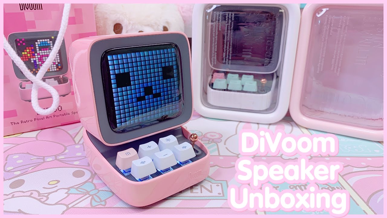 Super Kawaii Retro Pixel Art Portable Speaker - Ditoo By Divoom | Unboxing & Review