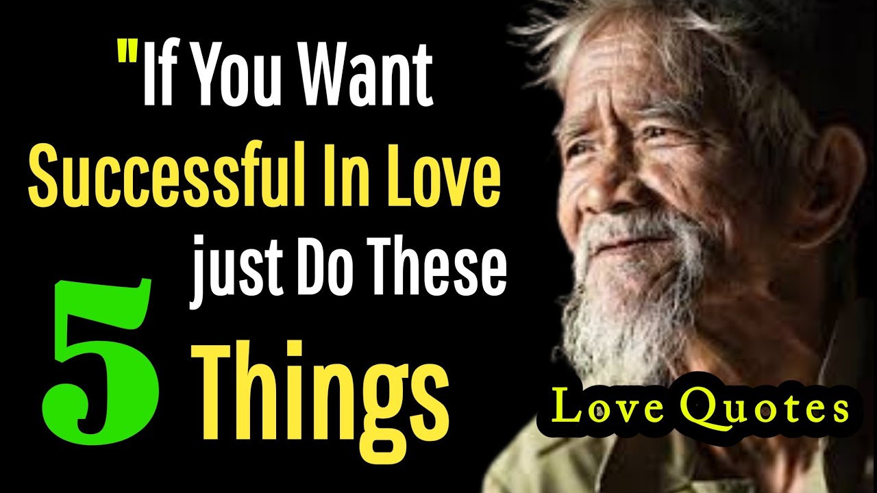 If You Want to Be Successful in Love, Just Do These 5 Things! ❤️ (Must-Watch)