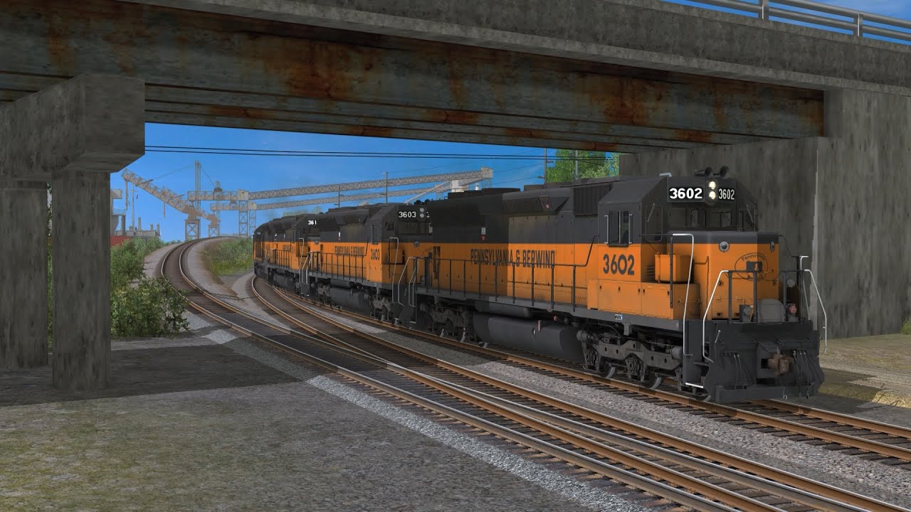 Grafton Dockside Continued: Trainz Pennsylvania & Berwind 41