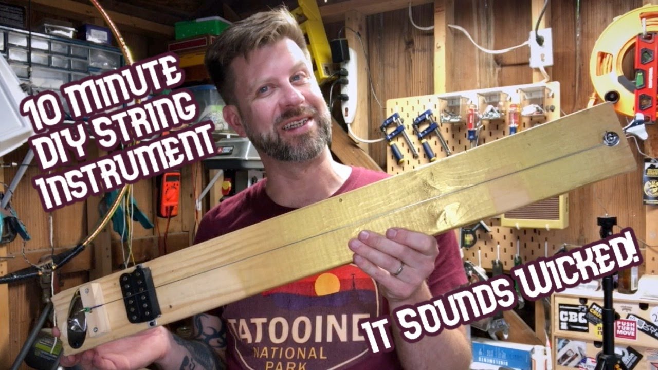 Let's Make a Diddley Bow in 10 Minutes