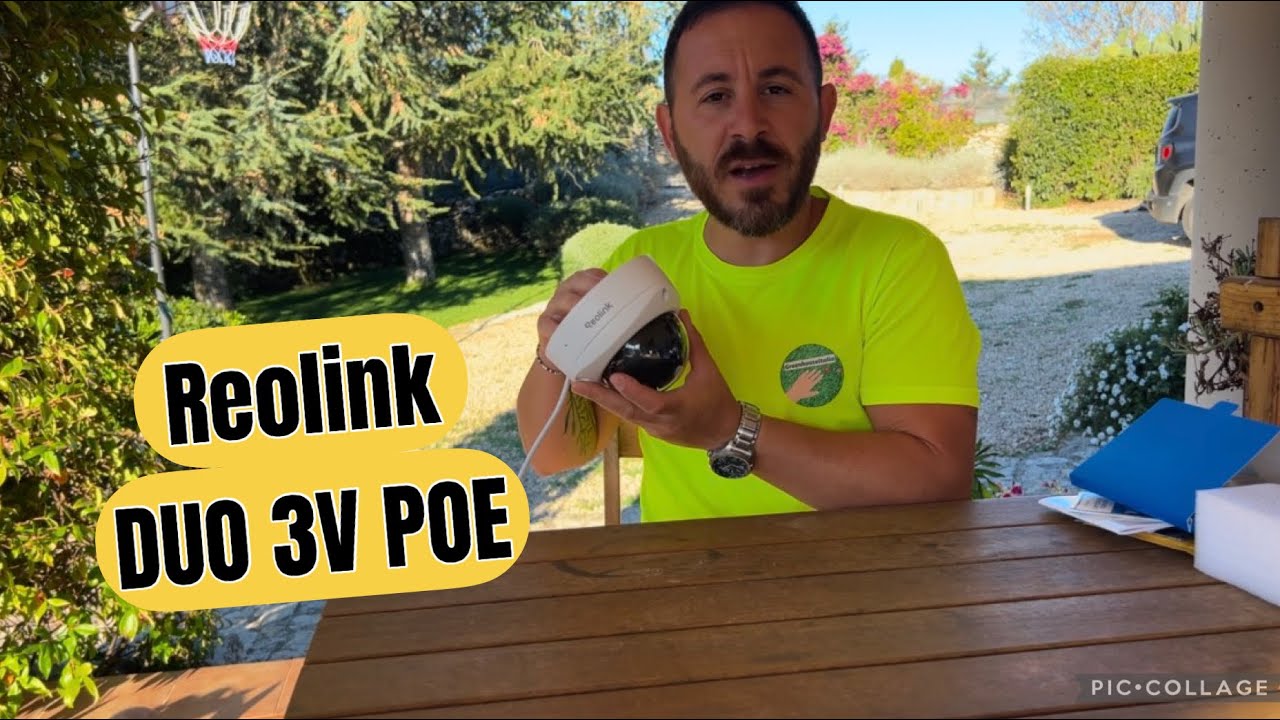 Videocamera Reolink 4k Duo 3V PoE esterno 180° 16 Mpx antivandalo casa giardino 