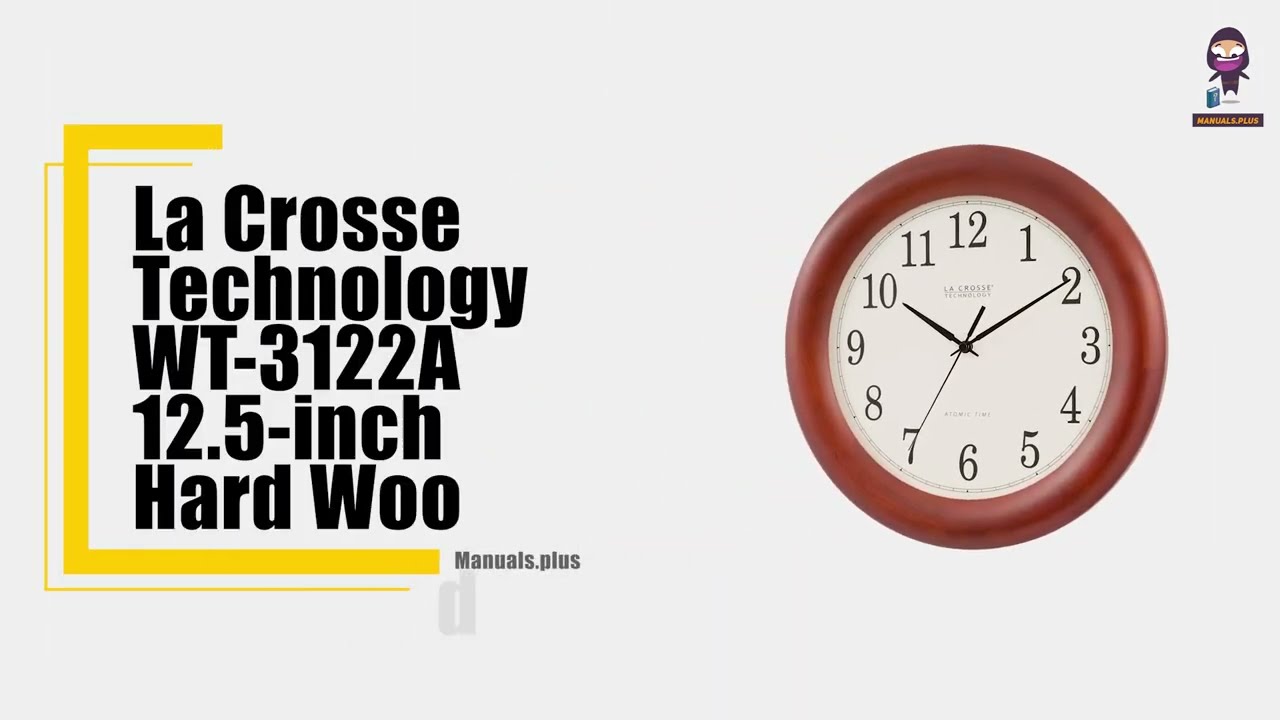How to Set Up and Use the La Crosse Technology WT-3122A Atomic Wall Clock