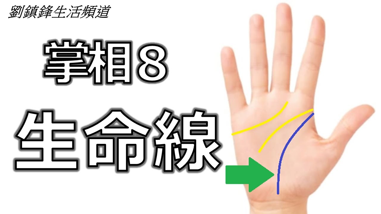 掌相8 生命線 (開啟字幕)｜睇掌 掌紋年歲  三角紋 島紋 重疊 短 中斷 雙重線 交叉紋 接疊| 劉鎮鋒生活頻道