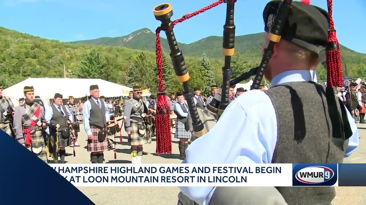 New Hampshire Highland Games and Festival begins at Loon Mountain Resort in Lincoln
