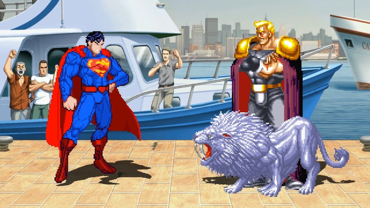 SUPERMAN vs ZEUS - Epic Combat @(1080) - 60 fps✔️