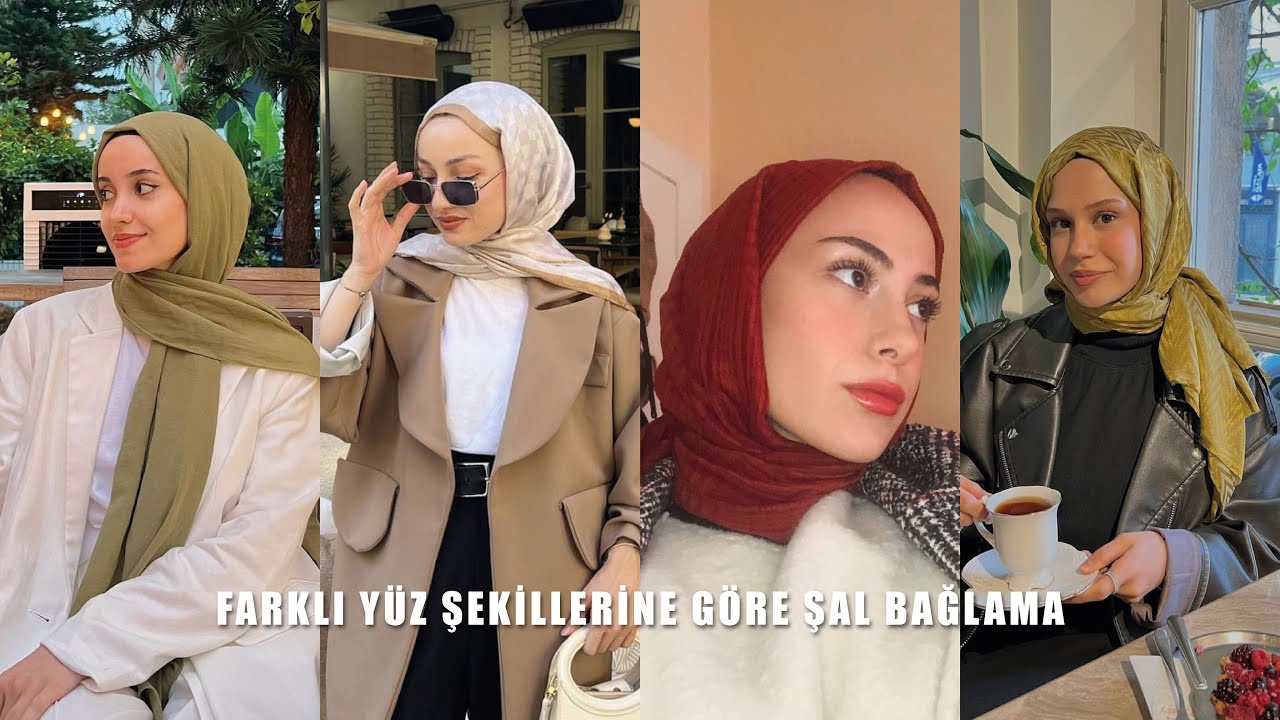 Farklı Y&uuml;z Şekillerine G&ouml;re Şal Bağlama