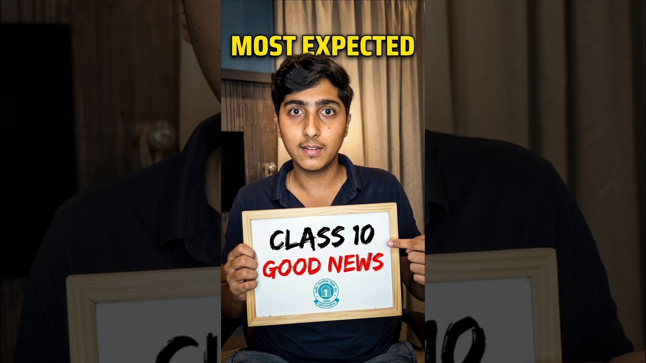 🔥 Class 10 GOOD NEWS!  2027 Boards paper level