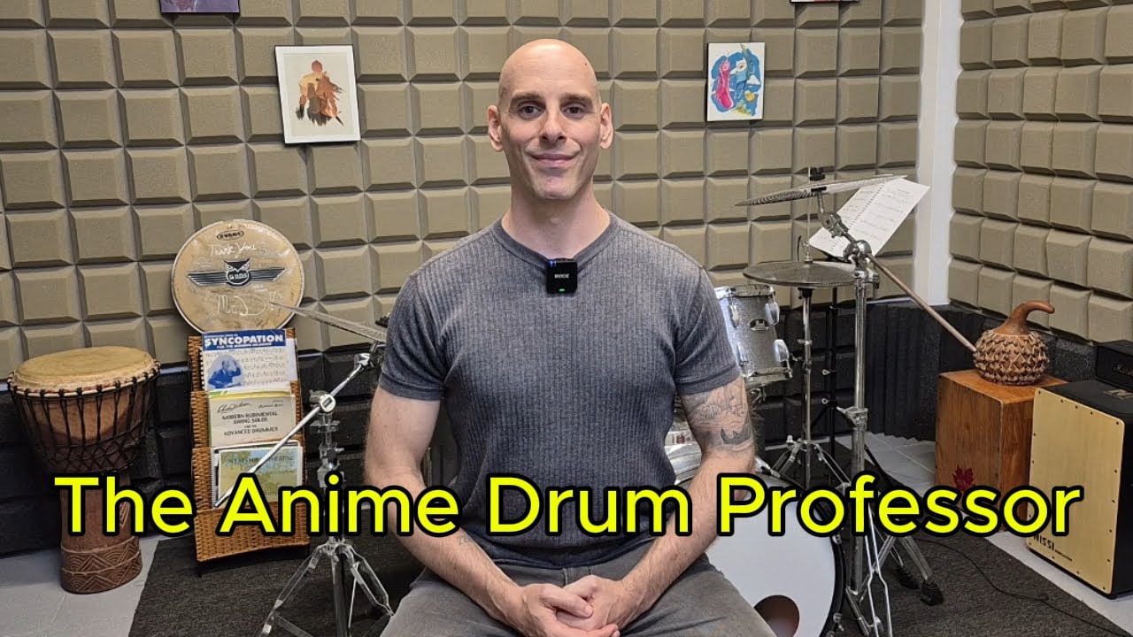 The Anime Drum Professor | Learn Real Drumming Through Anime