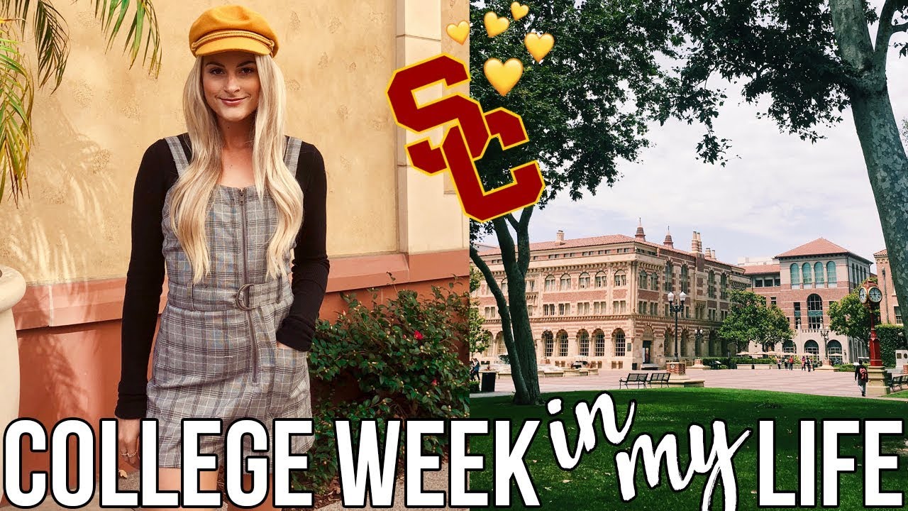 college week in my life at usc!