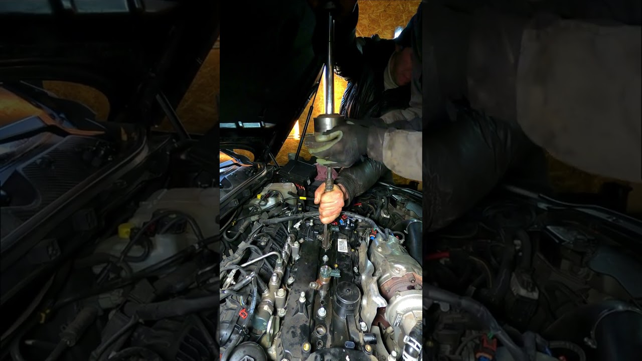 removing a stuck fuel injector #shorts
