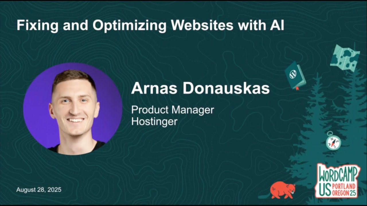 WordCamp US 2025: Arnas Donauskas 