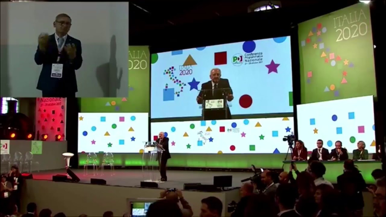 #Italia2020: l'intervento di Vincenzo De Luca