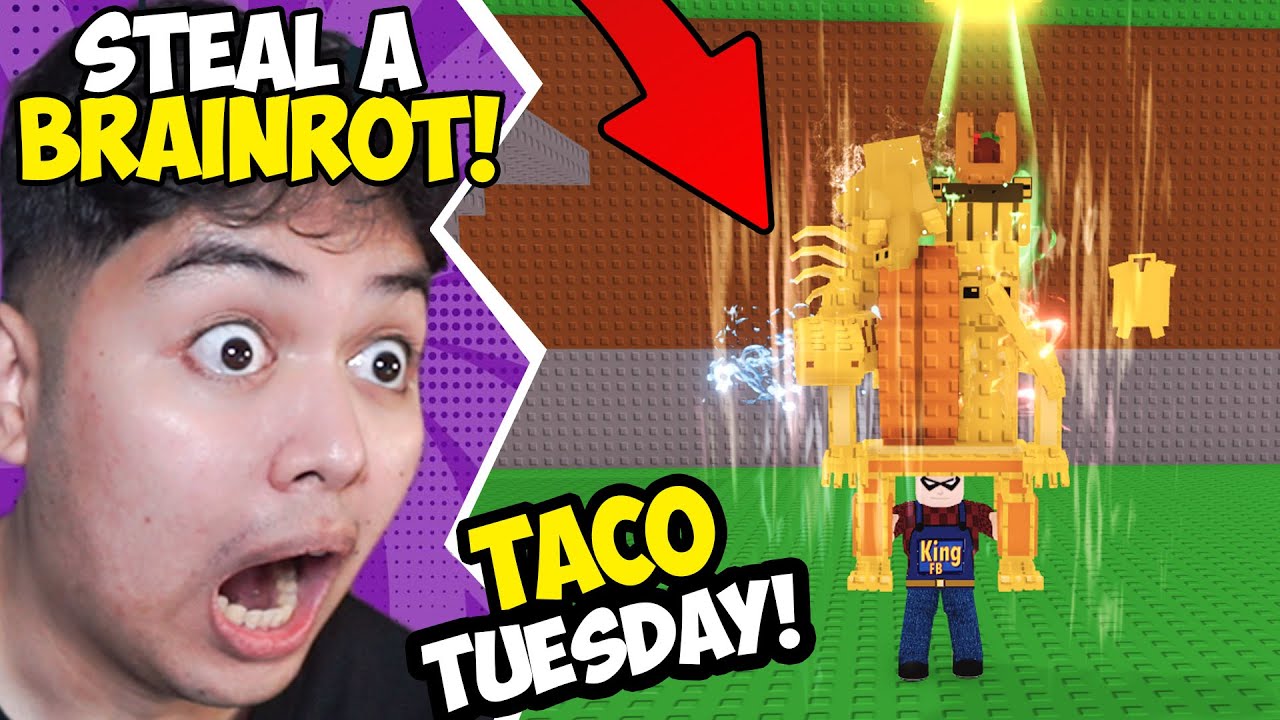 INSANE TACO TUESDAY ADMIN ABUSE IN STEAL A BRAINROT! | Steal A Brainrot #11