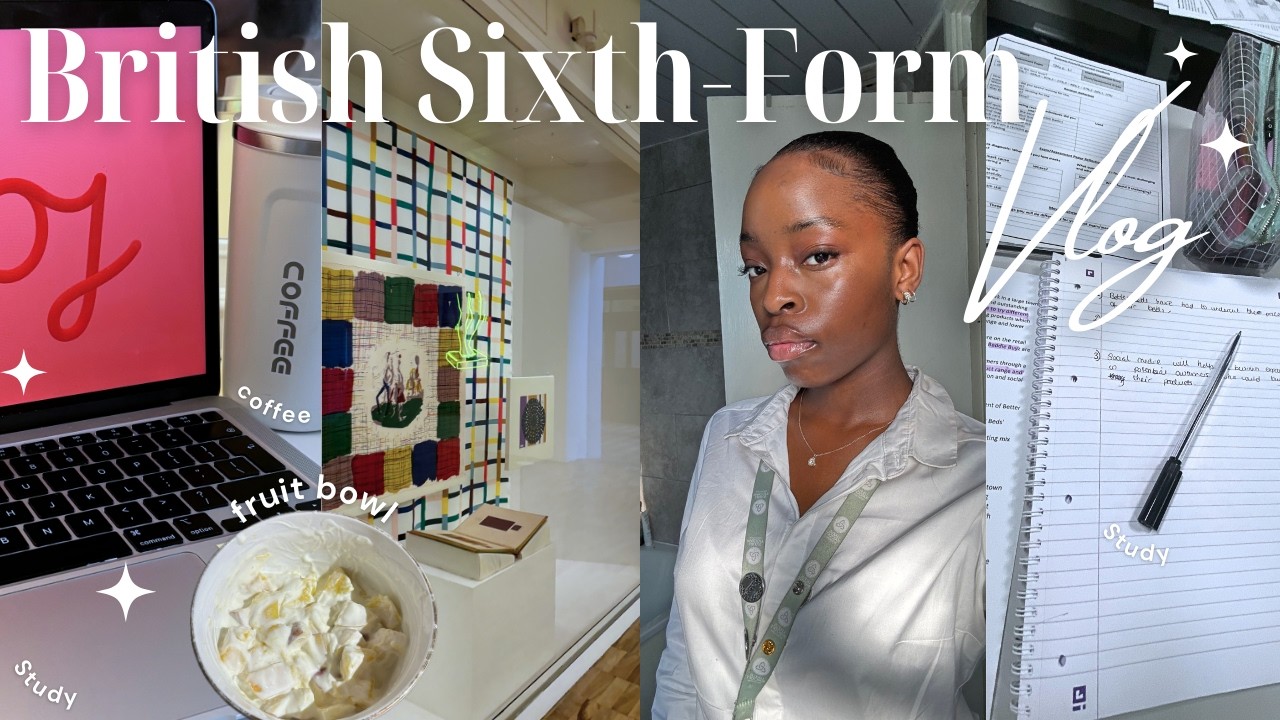 Vlog Diaries Ep 4 🎀: British Sixth-Form | A-level |  VLOG | Exam week, study vlog, school trip