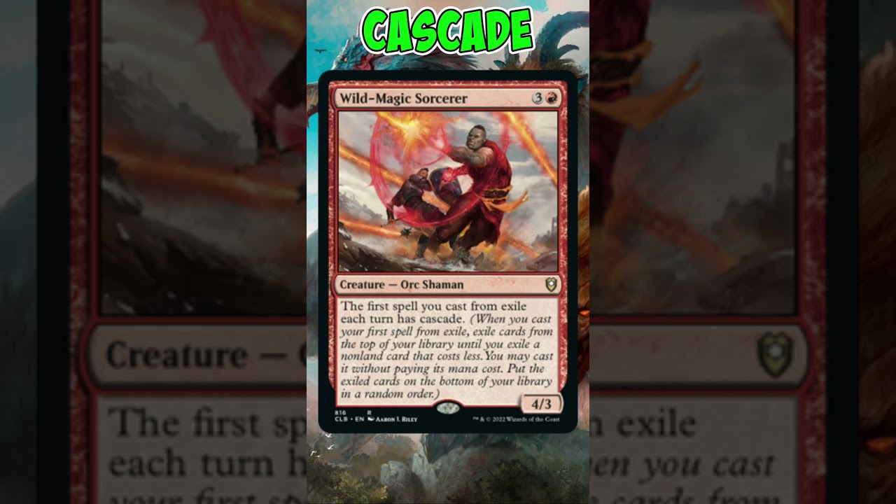 MTG: What is Cascade?  #curatedmtg #cardgame #magicthegathering #tradingcardgame #cascade