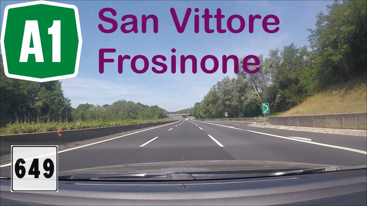 I - Autostrada A1 - Tratto San Vittore-Frosinone