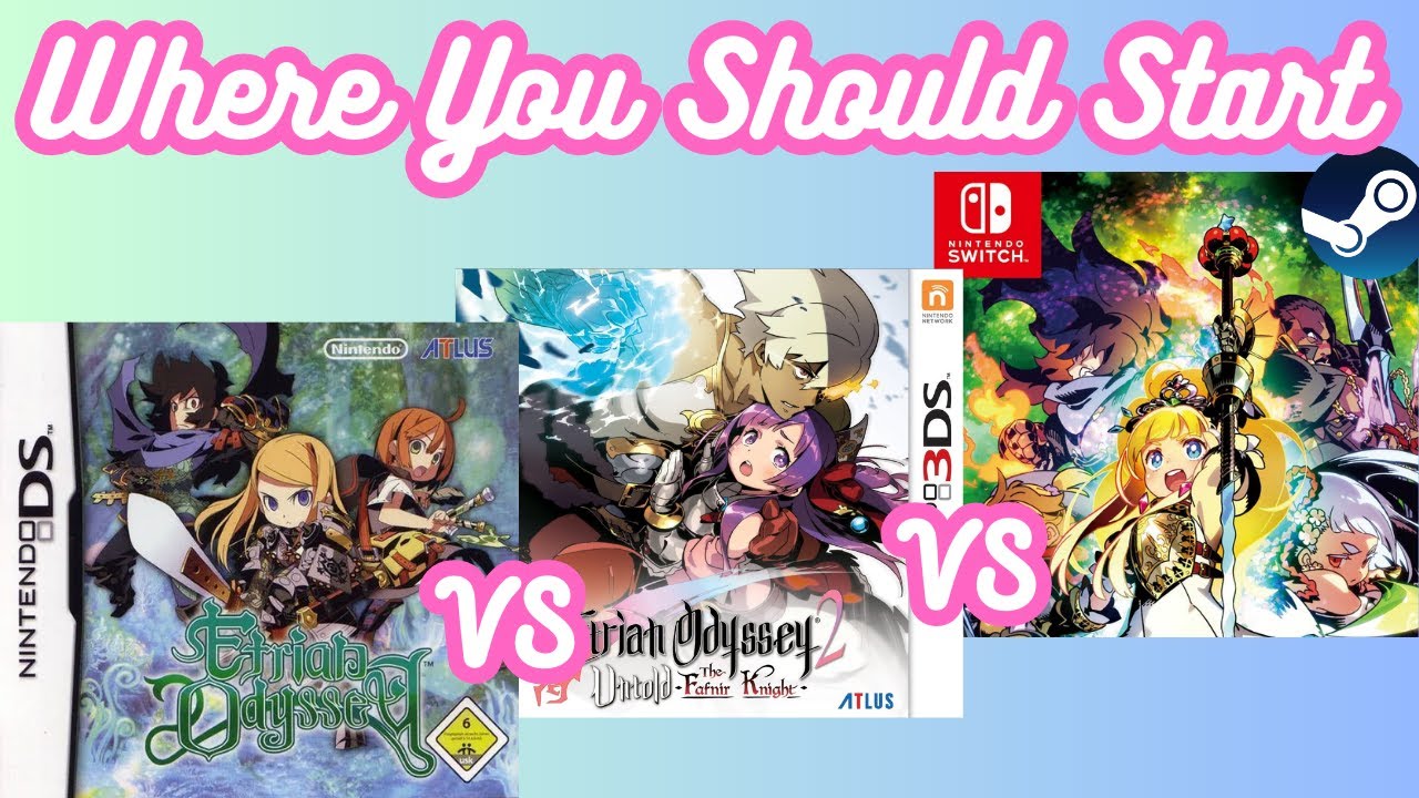 Etrian Odyssey I, II и III — с чего начать? (Сравнение DS, 3DS, Switch и ремастеров для ПК)