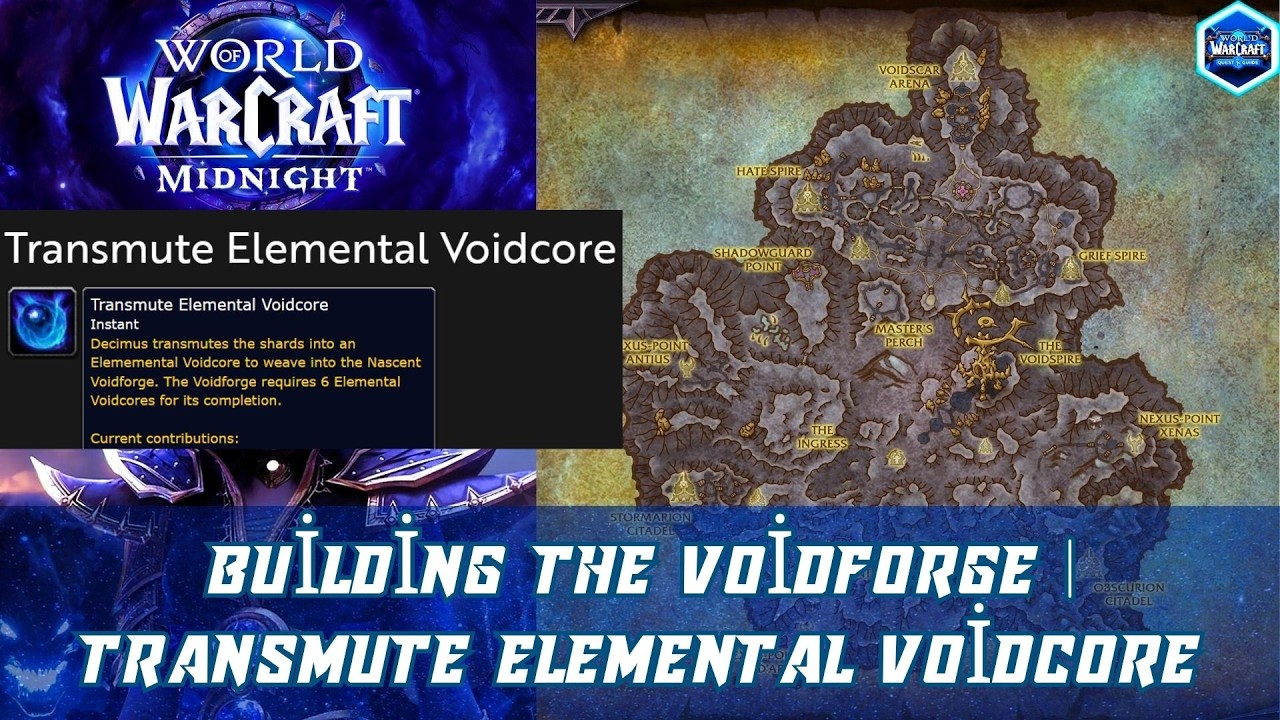 Building the Voidforge | Transmute Elemental Voidcore | Elementary Voidcore Shard | The Voidforge