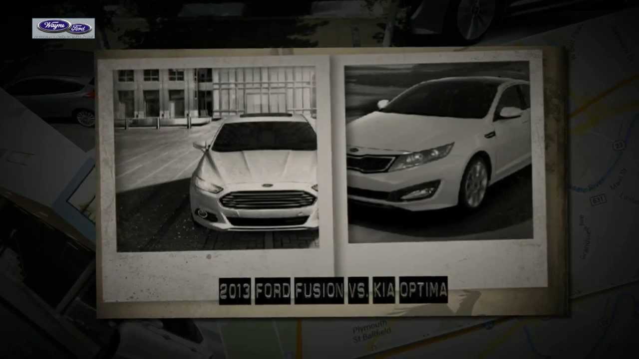 2013 Ford Fusion Vs. Kia Optima