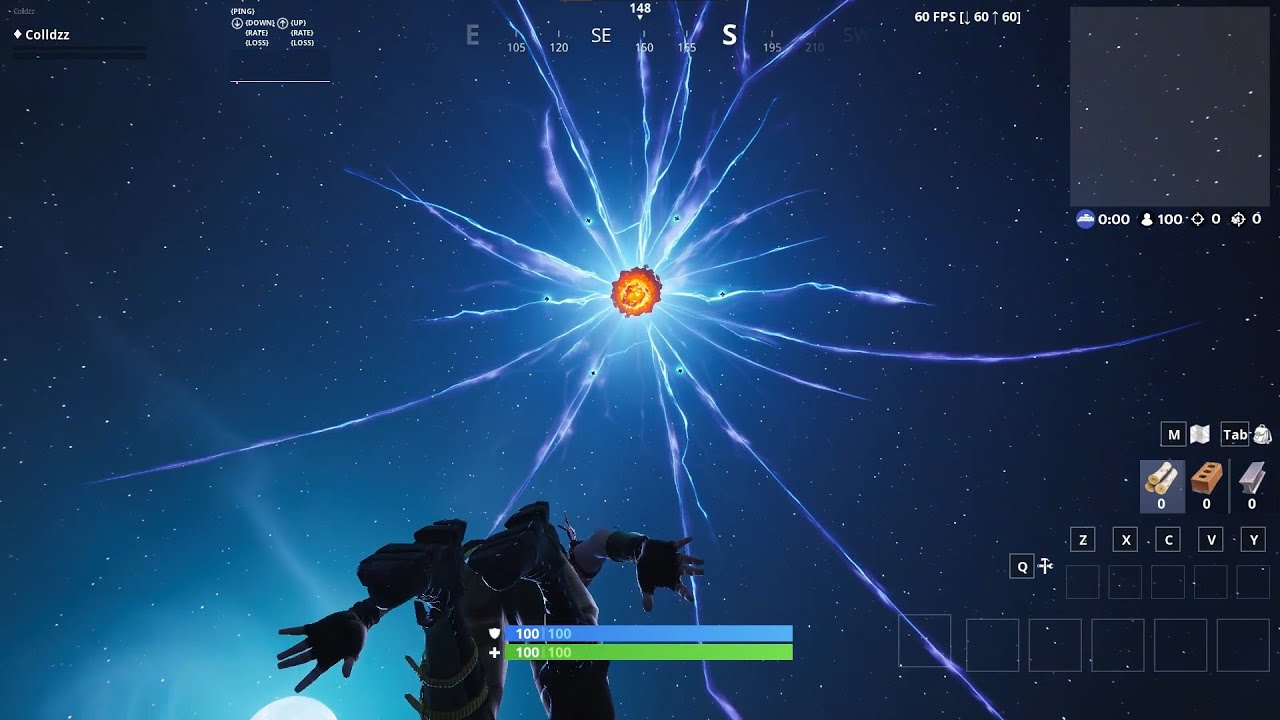 What happens when the rocket hits the zero point when you are near it?