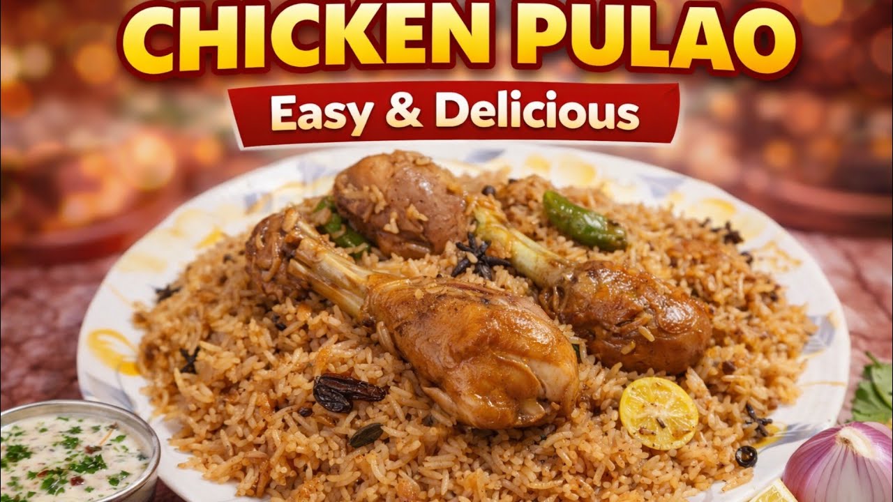 Traditional Chicken Pulao Recipe | Kam Masalon Mein Zyada Zaiqa
