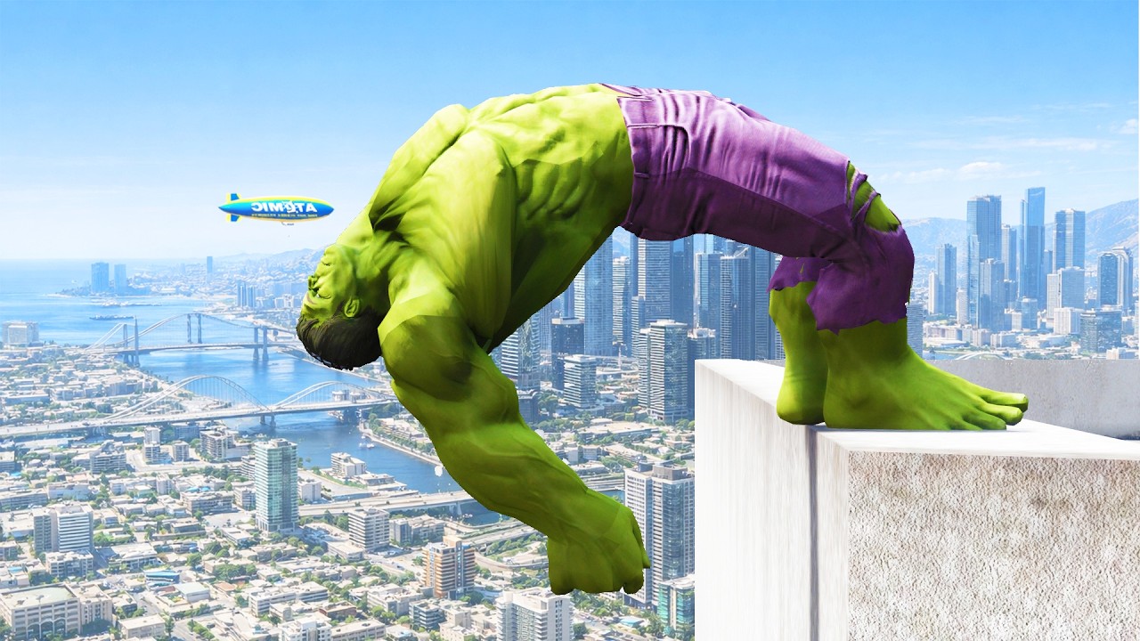 Hulk Funny Game Moments (GTA 5 Hulk Fails)