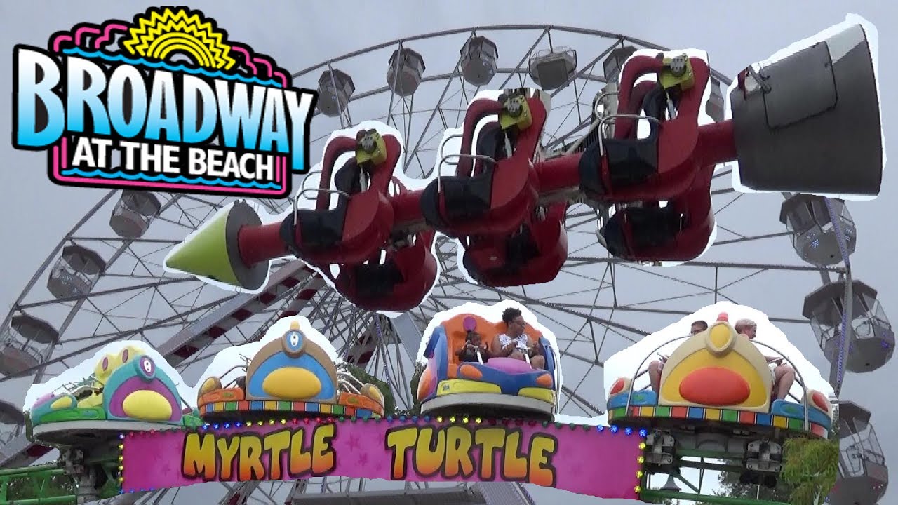 The Rides at Broadway At The Beach (Pavillion Park) Tour & Review