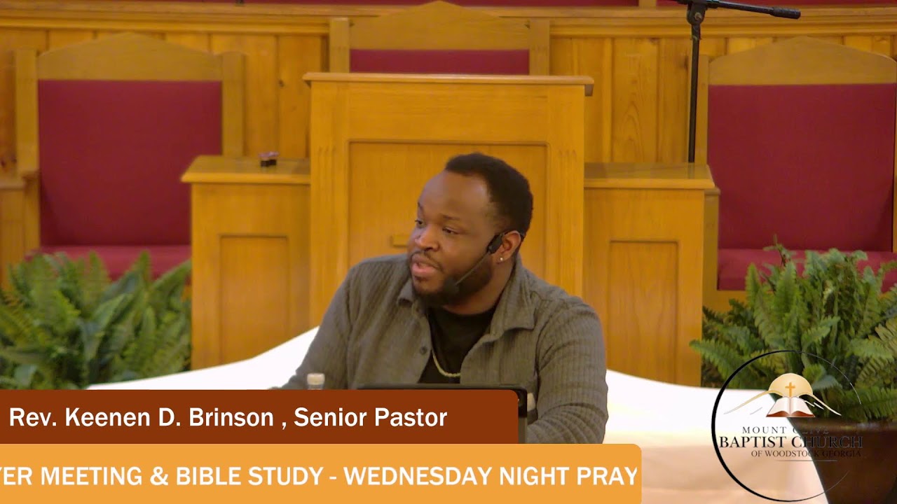WEDNESDAY NIGHT PRAYER MEETING & BIBLE STUDY -